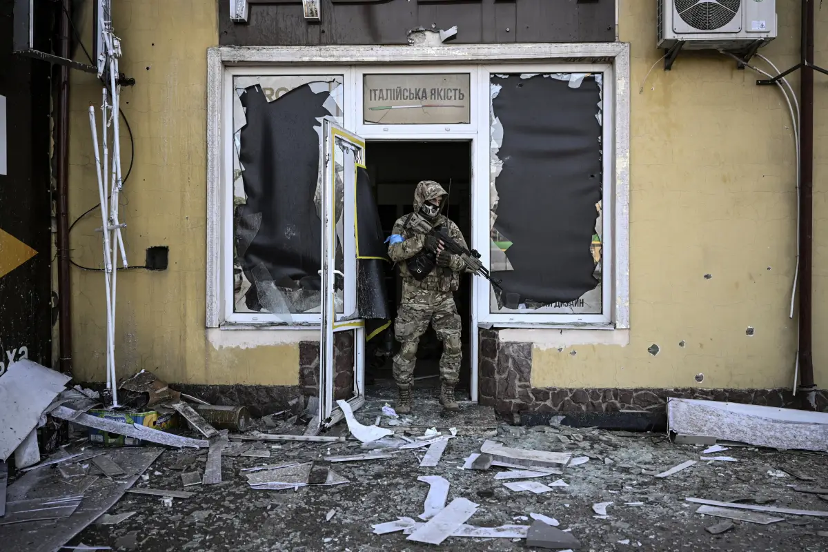 Las fuerzas rusas están posicionadas alrededor de Kiev. AFP
