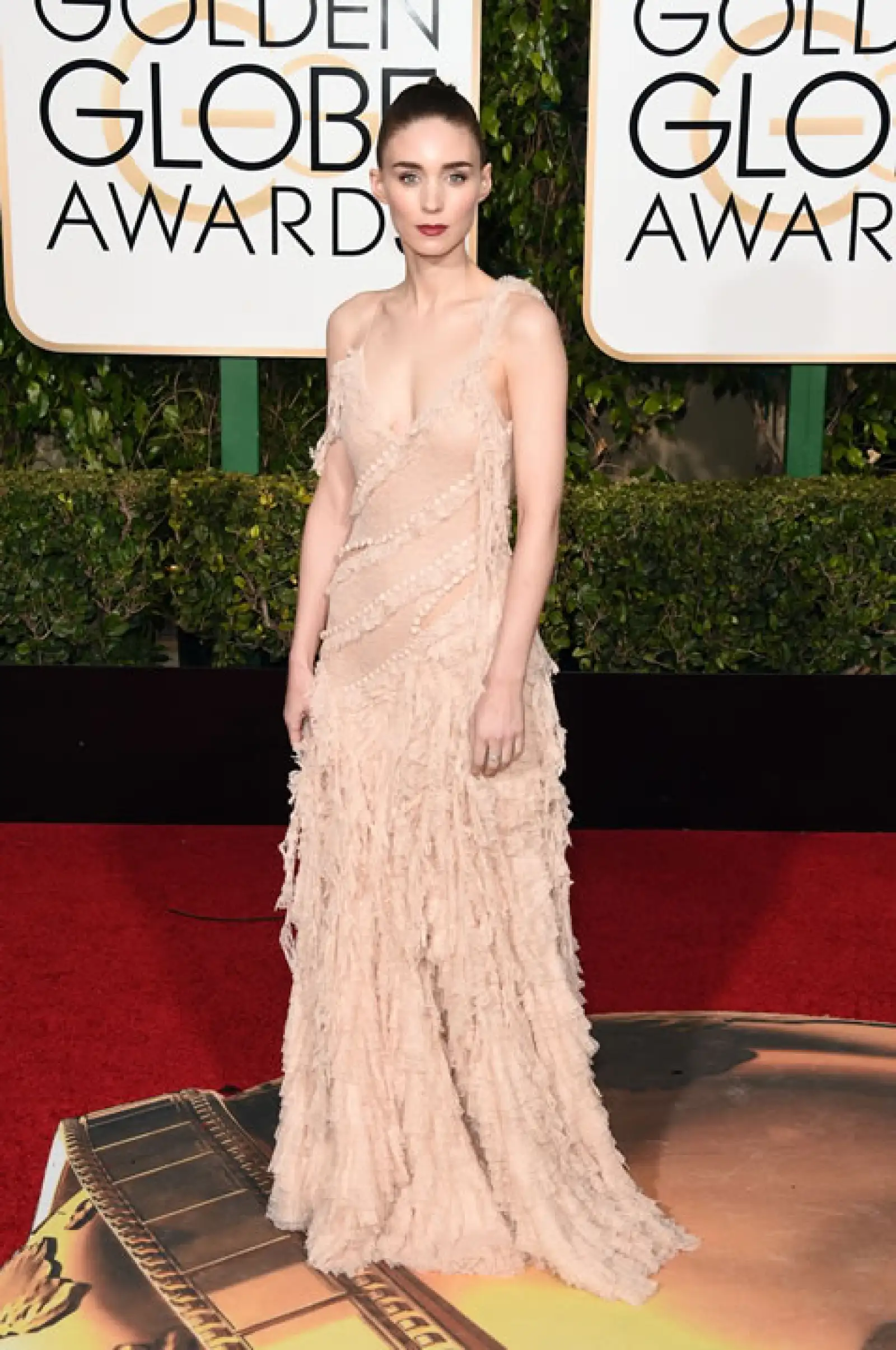 Rooney Mara en Alexander McQueen.