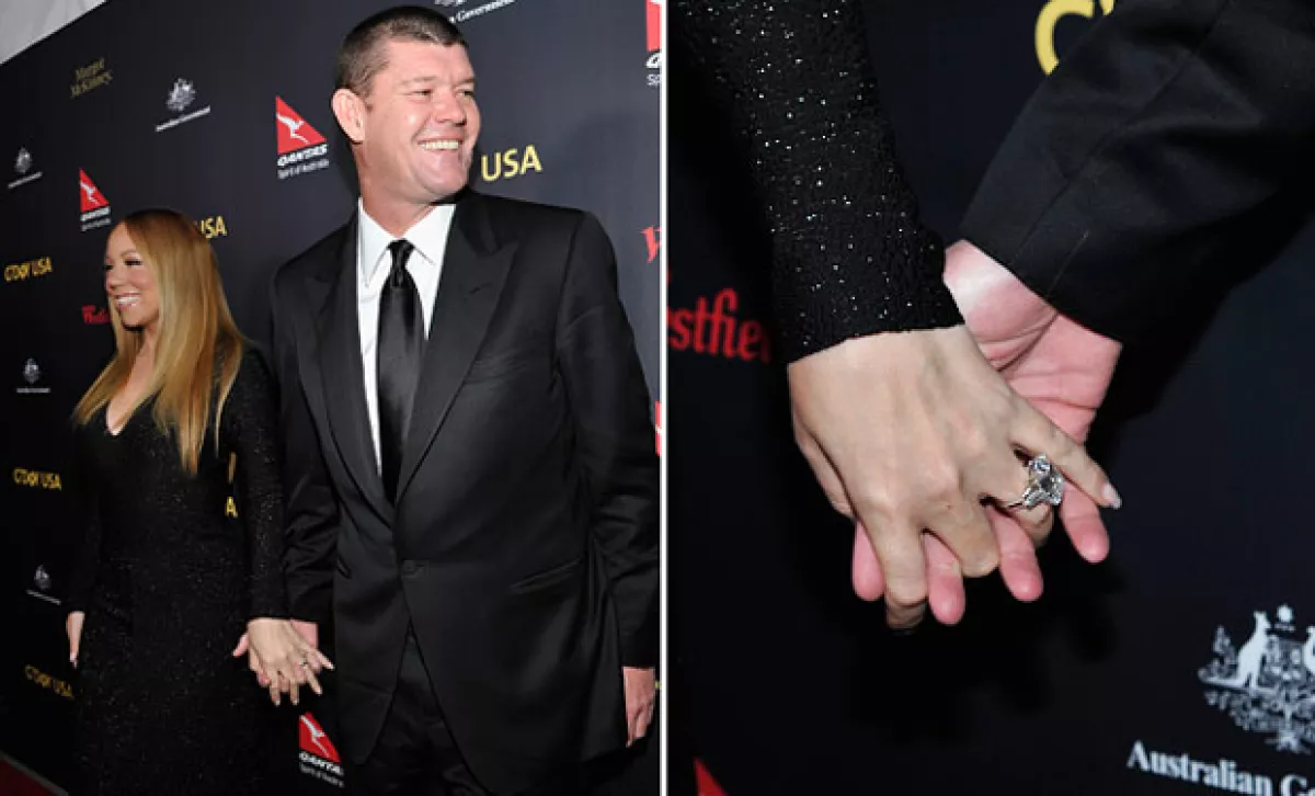 Recientemente Mariah presumió su anillo, que cuesta más de 7 millones de dólares.
