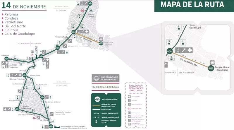 Nueva ruta de Muévete en Bici.