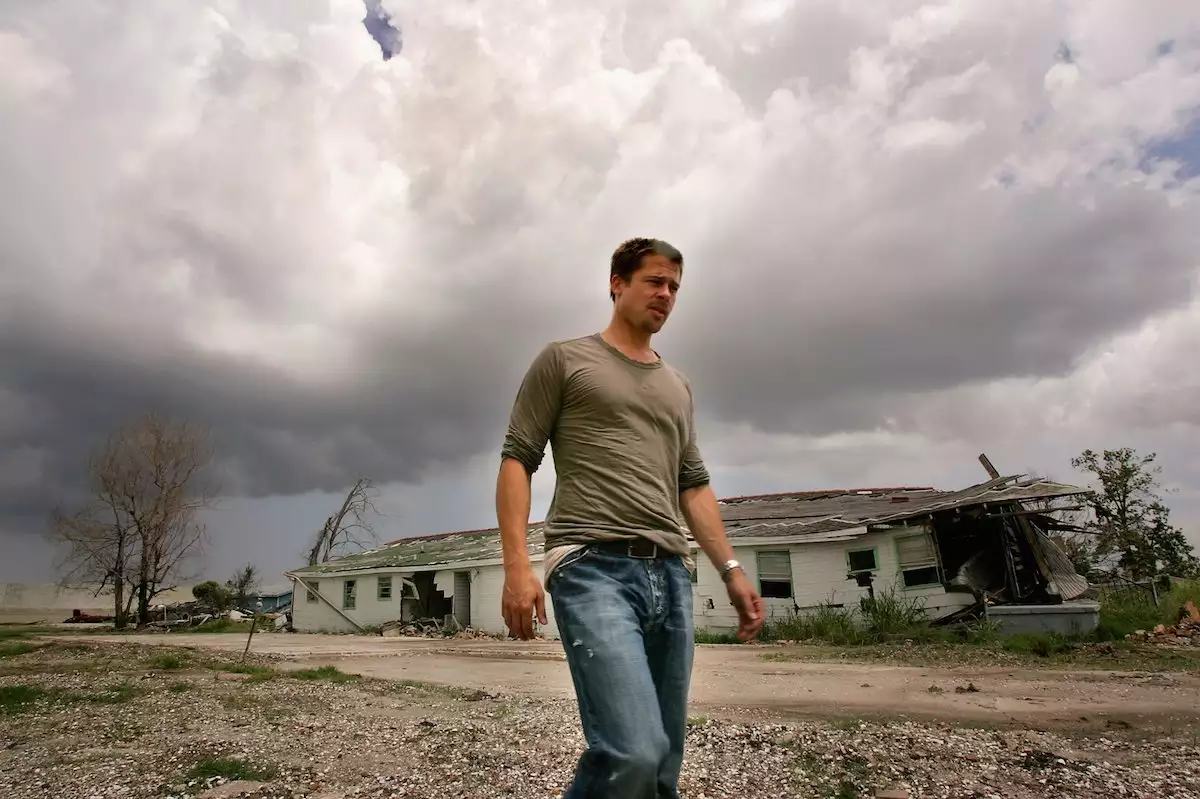 Brad Pitt And Global Green USA Visit New Orleans