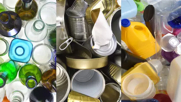 pet, vidrio, plastico