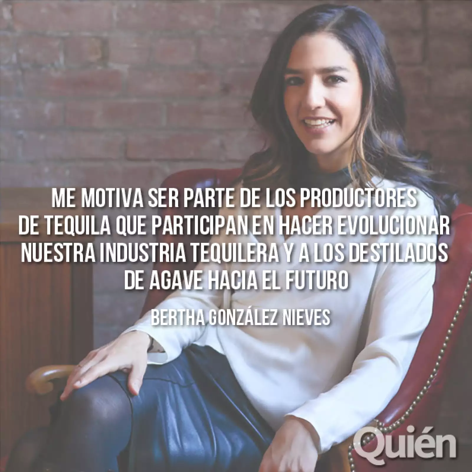 Bertha González Nieves, CEO & cofundadora de Casa Dragones. Es poseedora de un conocimiento sin igual en la industria tequilera.