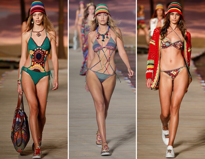 Bikinis de chrochet y estampados para SS16.