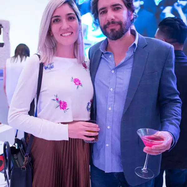 Itzel Alfaro y Pablo Luzardo