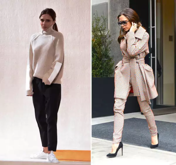 Ahora, Victoria prefiere estar más cómoda que sufrir por los tacones.