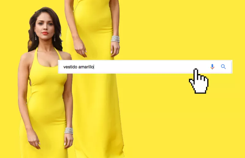 Vestido-Amarillo-Google-Eiza