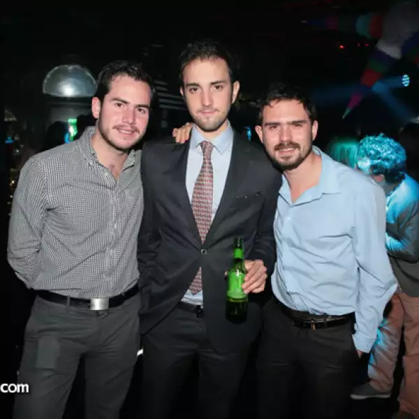 Santigo López, Iñigo Olavarri y Francisco Quintero