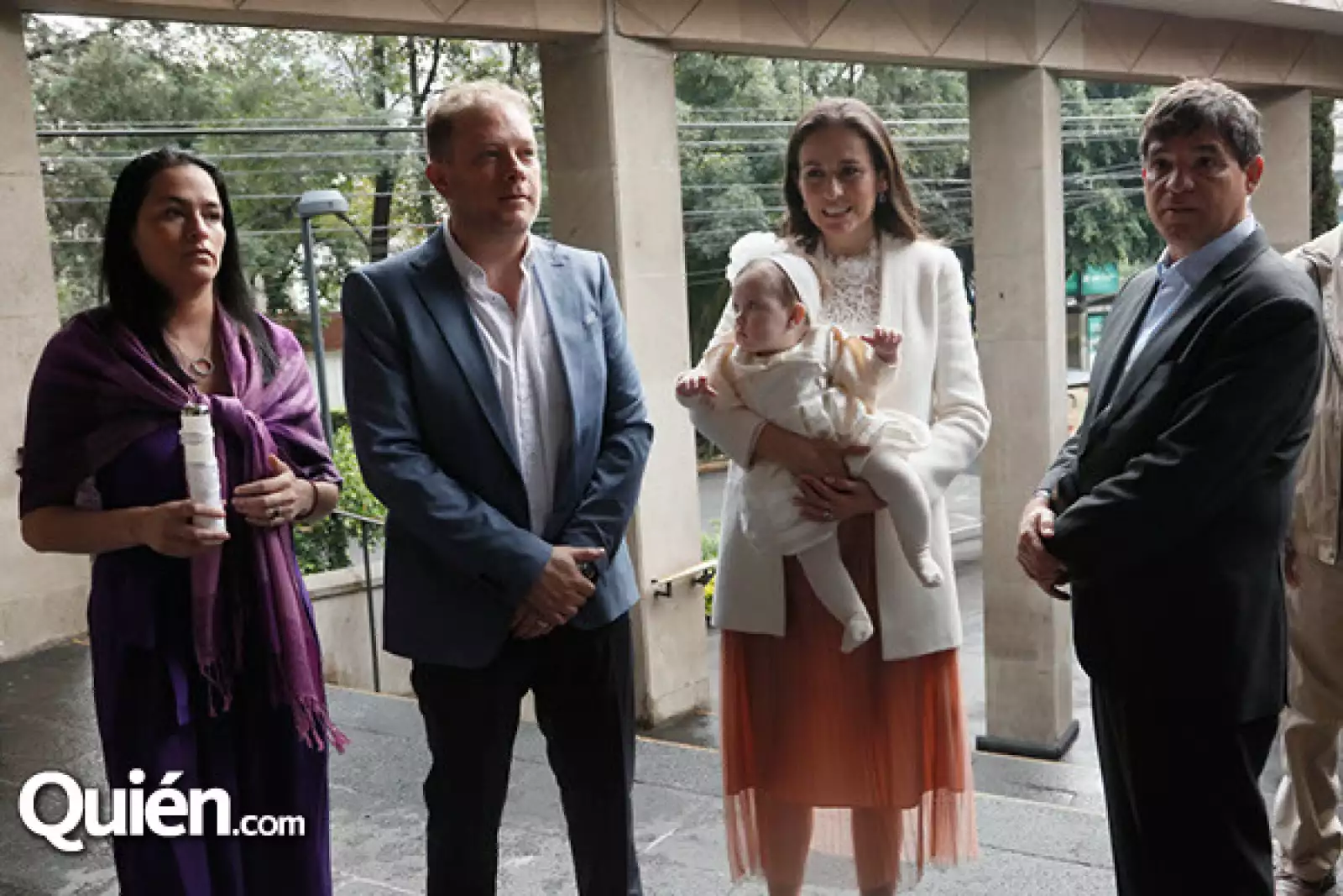 Karina Landa, Francisco y Pía Santamaría con Dana Landa y Camilo Sansores