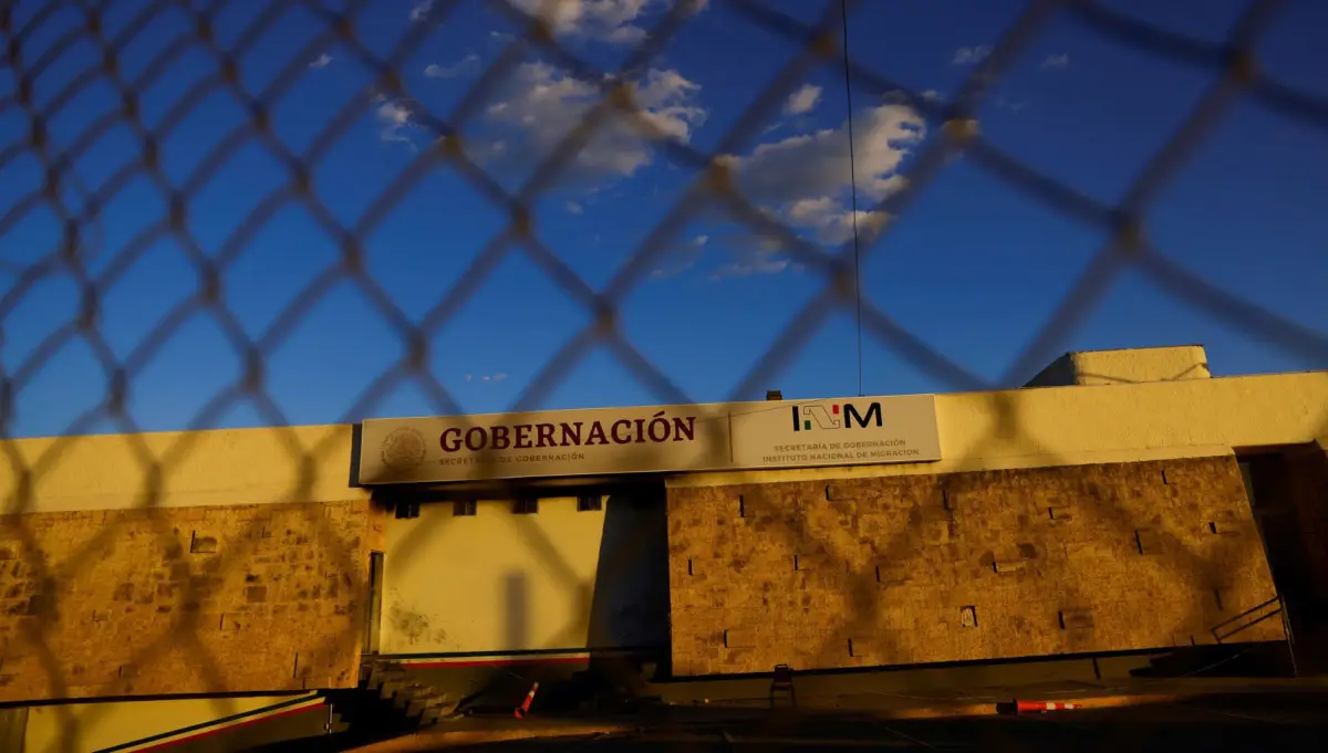 Immigration detention center where several migrants died after a fire broke out, in Ciudad Juarez