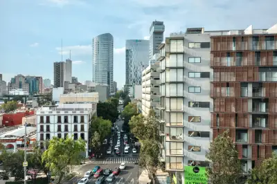 Edificios de departamentos en la Ciudad de México.