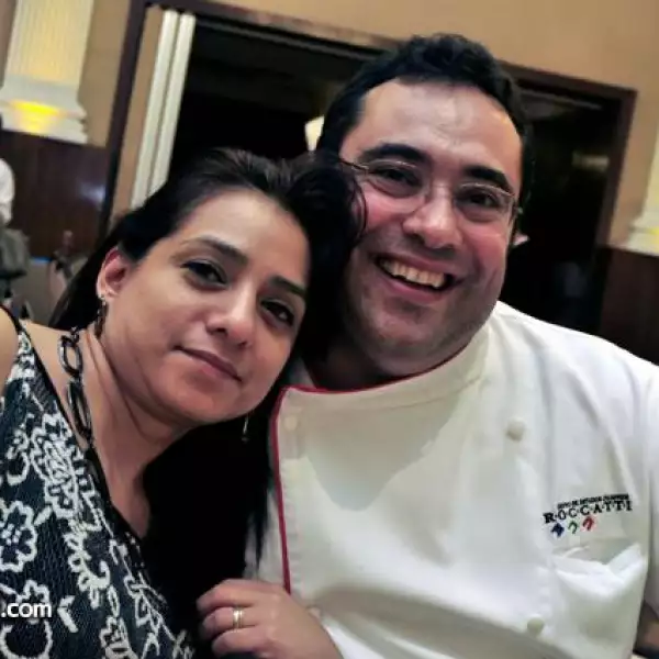 Olga de Palma y Chef Marino Palma