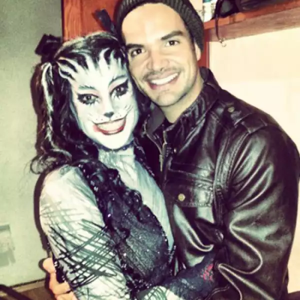 Natalia Sosa en Cats con Andy Zuno