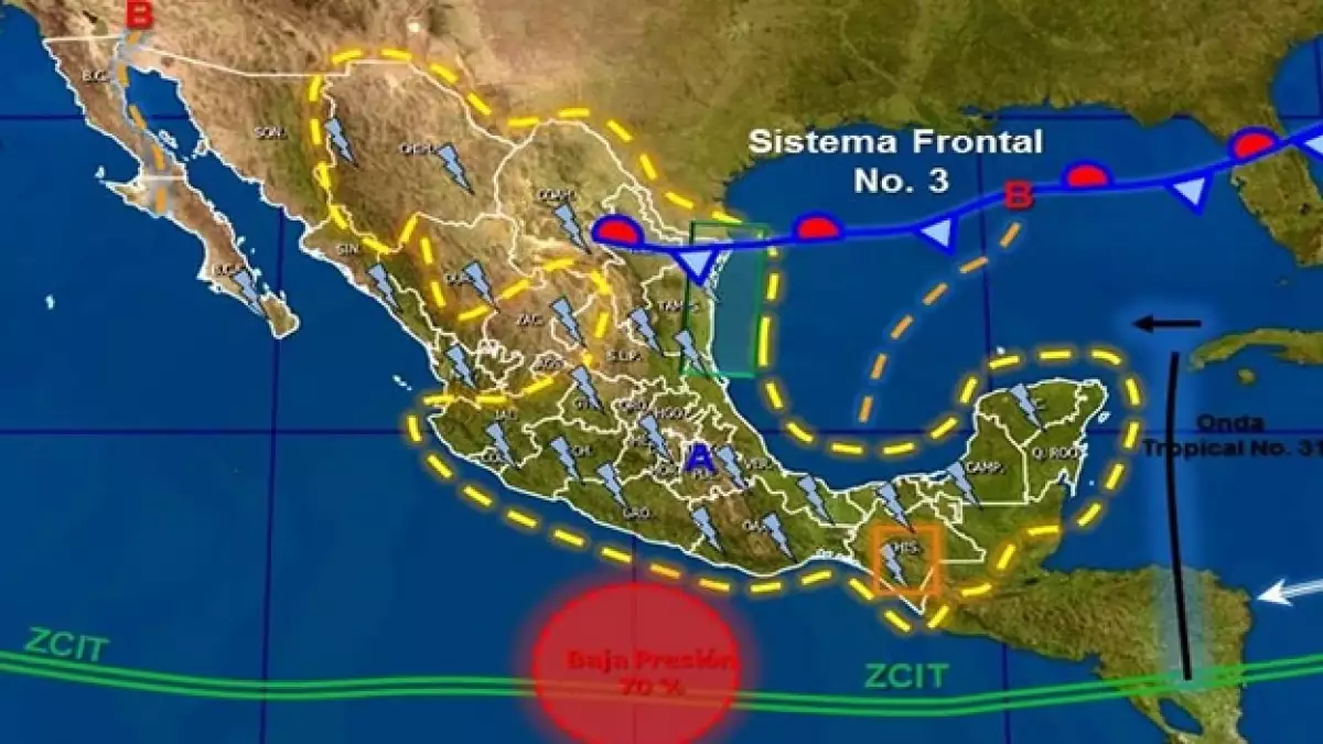 Lluvias en México 23 septiembre 2014