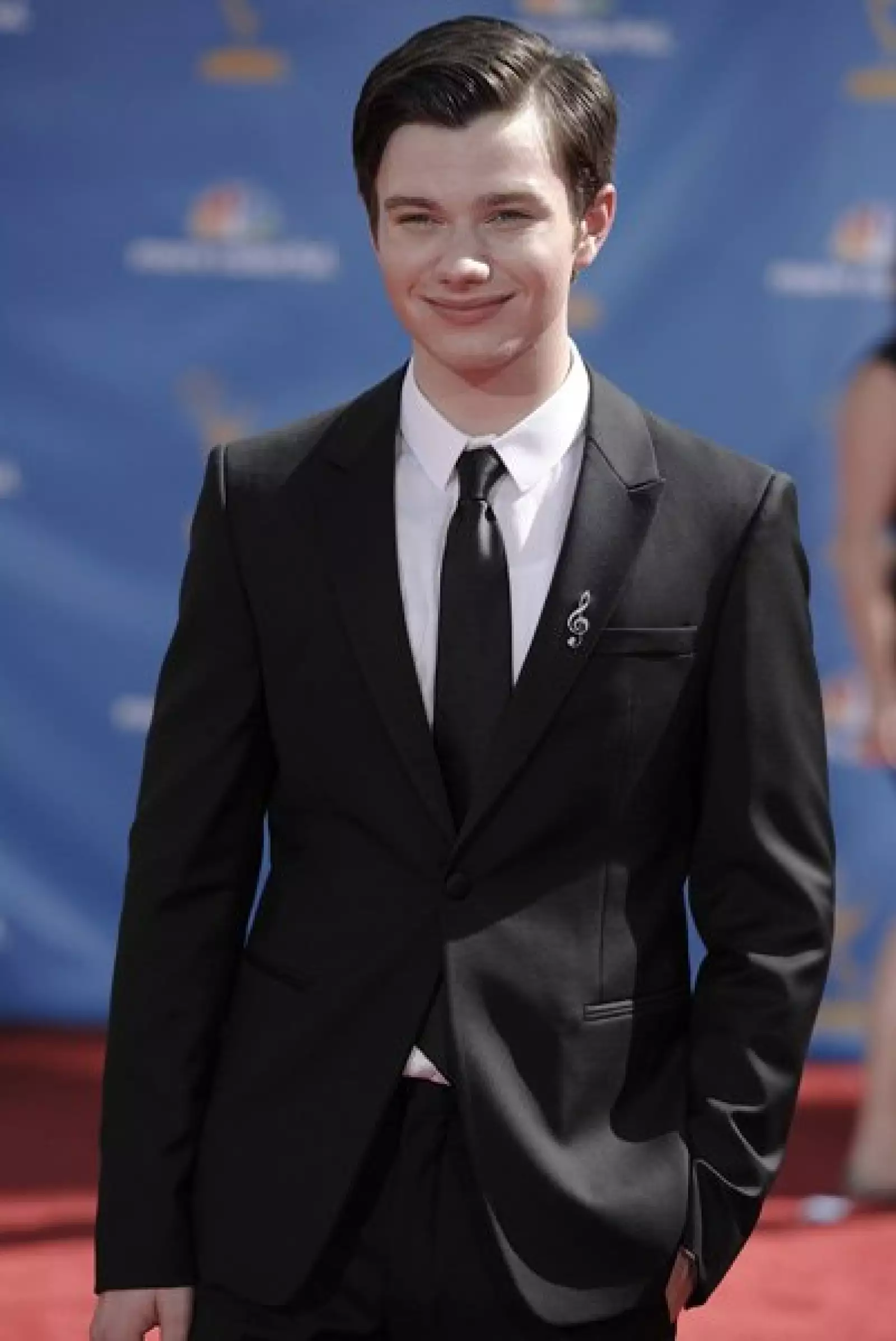 Chris Colfer, el no muy sociable Kurt Hummel en Glee.