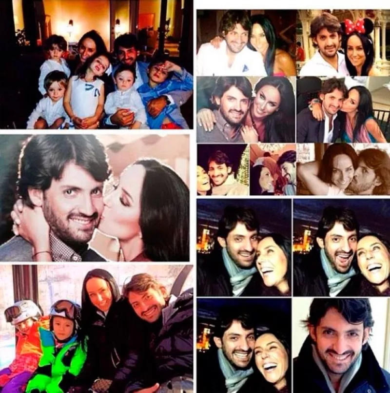 La actriz le mandó a Víctor Manuel Álvarez Puga un payaso que le entregó rosas, globos y un mensaje de amor con motivo de su aniversario.