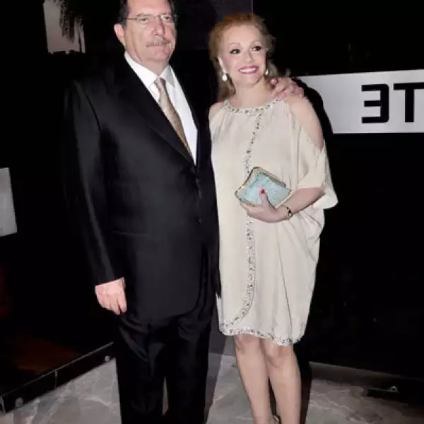 Francisco Santos y Adriana Garza de Santos