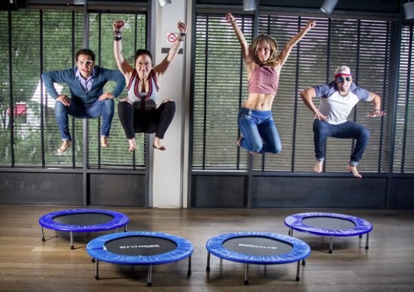 Durante una clase de Tombleeng by Intense.