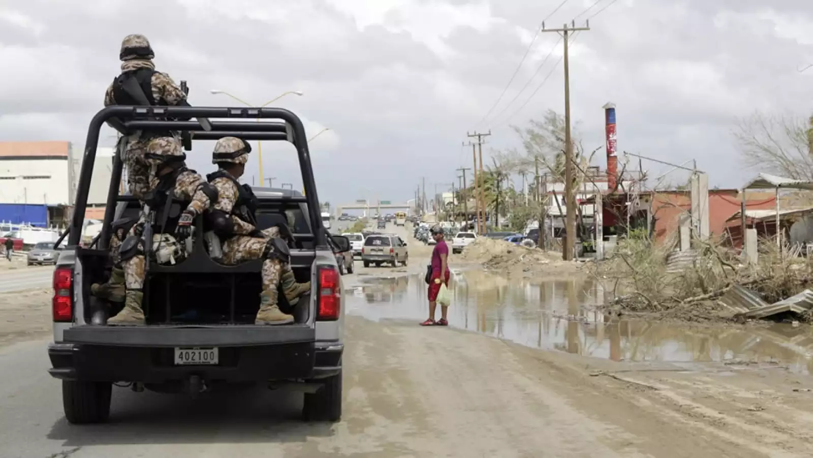 Odile San Jose Cabo militares