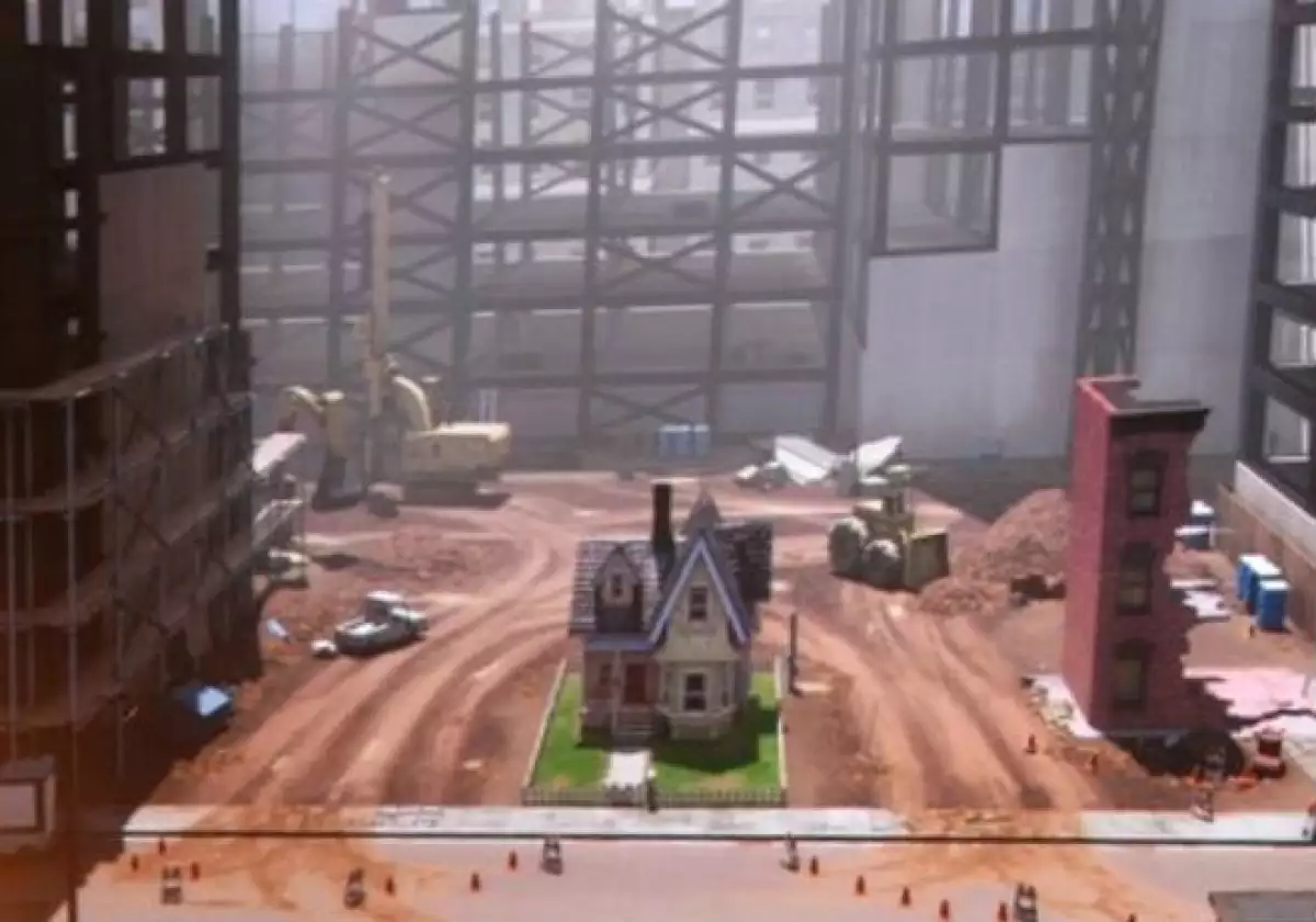Casa de la película Up, de Disney