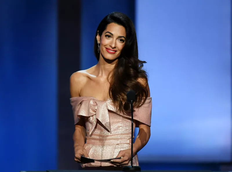 George Clooney se conmueve hasta las lágrimas  con el discurso de Amal 