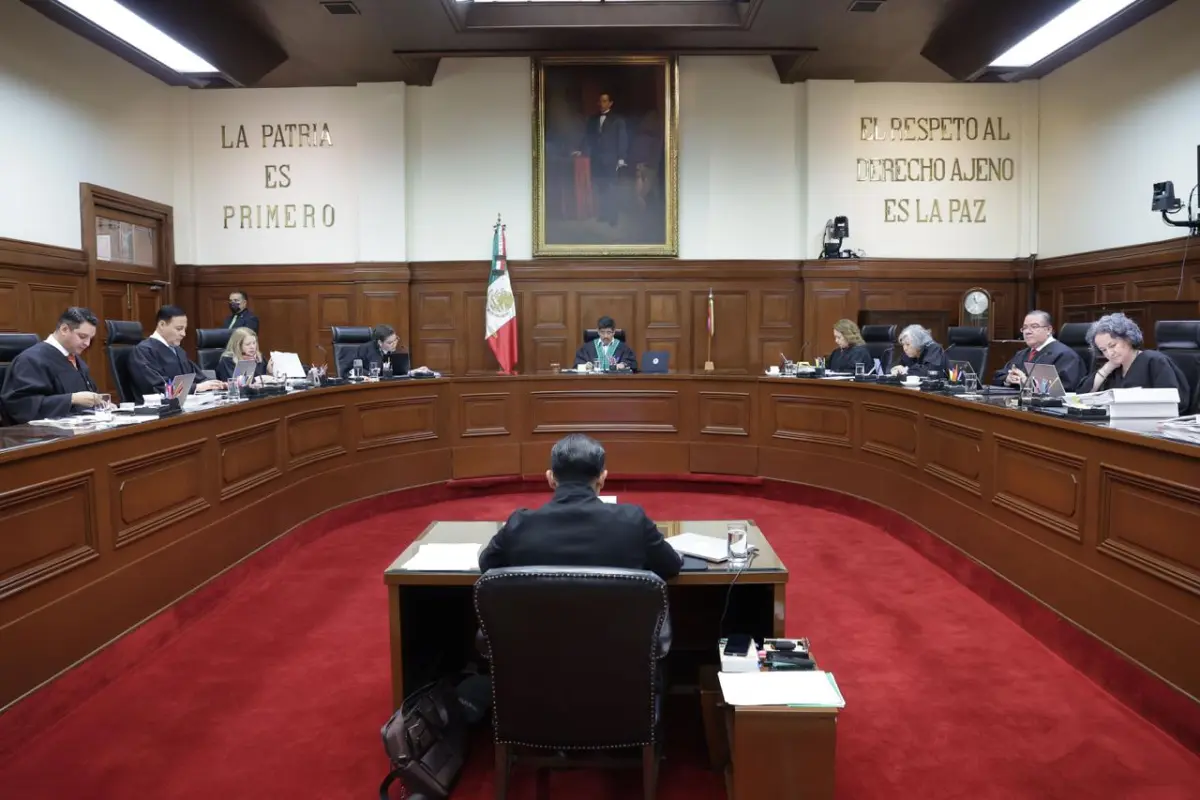 Suprema Corte de Justicia de la Nación en la sesión del jueves 10 de septiembre
