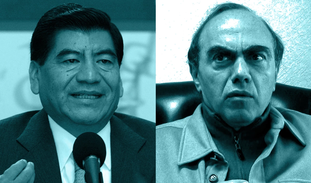 Mario Marín y Kamel Nacif