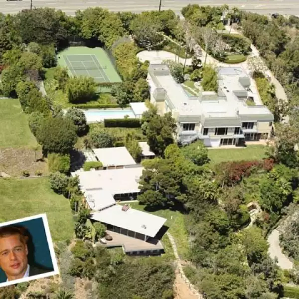 Brad Pitt y su familia no pueden quejarse por falta espacio. La mansión que tienen en Malibú, California, deja a muchos con la boca abierta.