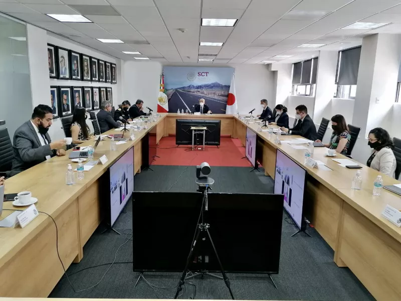 Reunión de la Secretaría de Comunicaciones y Transportes (SCT) con la embajada de Japón