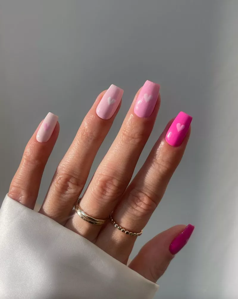  uñas San Valentín 
