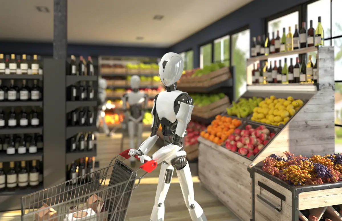 Robot tienda