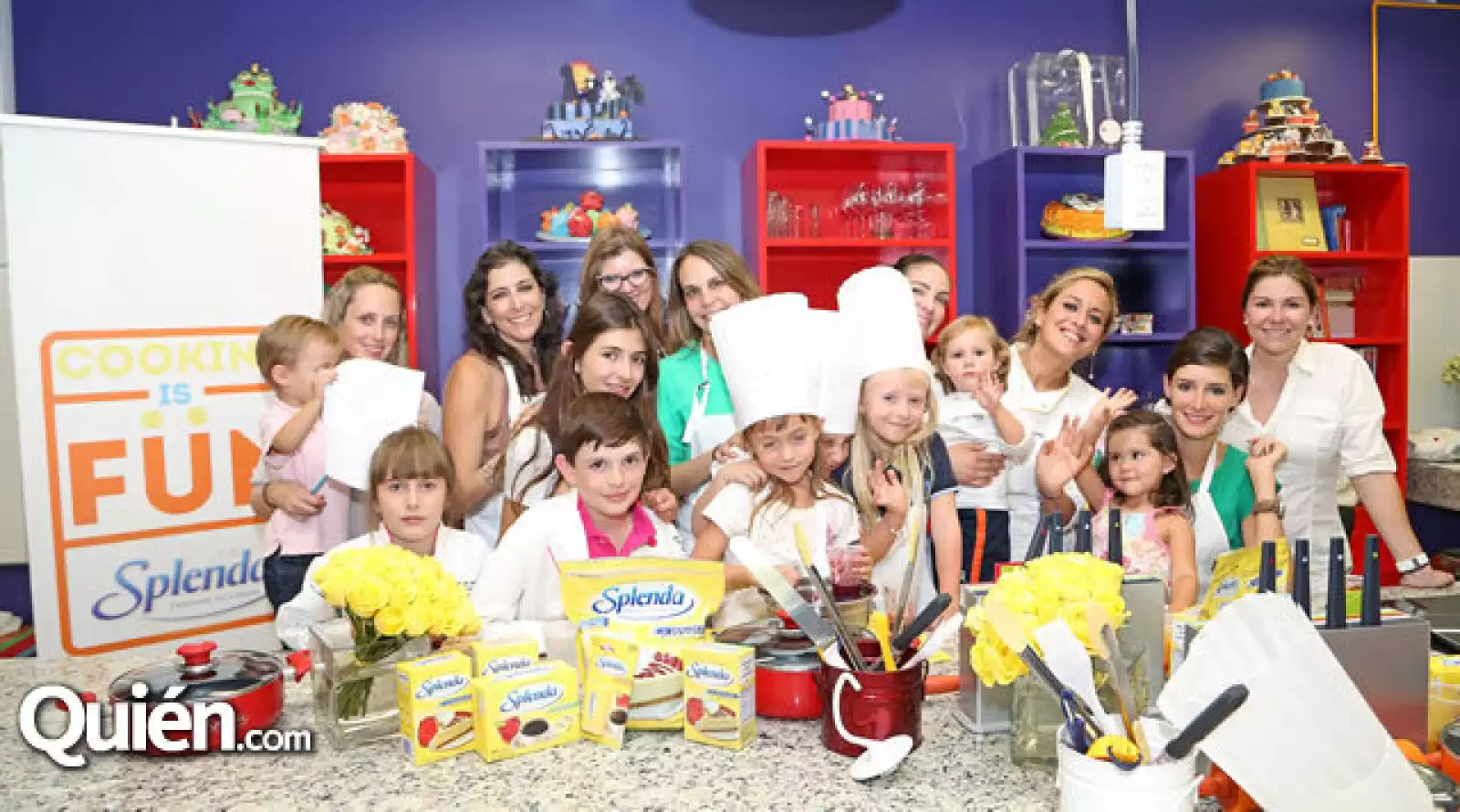 Ana Paula Fernández con su hijo Fran Wurm,Tanya Moss con sus hijos Alan y Galia Stolkin,Tallulah Rose y Cheryl Finnegan,Michelle Magún y su hijo Marck Chernitzcki y Nicole y Shyvel,Paulina Abascal,Linda Cherem,Paloma Guzmán Adela Tamez,Alejandra Albarrán con su hija Xaviera Carranza