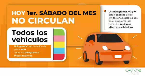 hoy no circula 1 de junio 2024