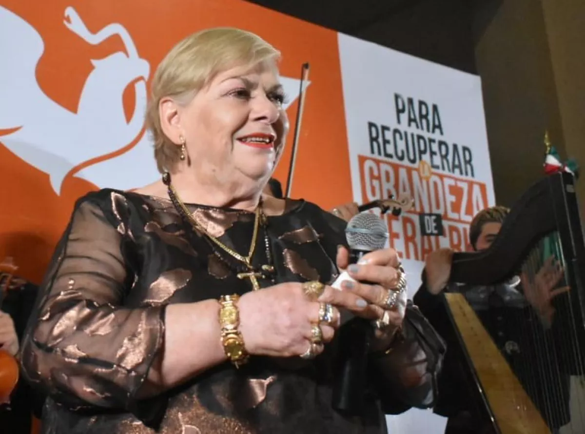 En el evento de presentación "Paquita" reconoció su inexperiencia. Foto: Twitter @MovCiudadanoVer