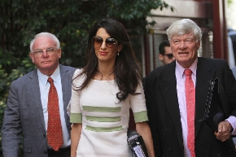 En el ranking, la esposa de George Clooney superó a Victoria Beckham e incluso a Malala Youzafzai, recién ganadora del Premio Nobel de la Paz.