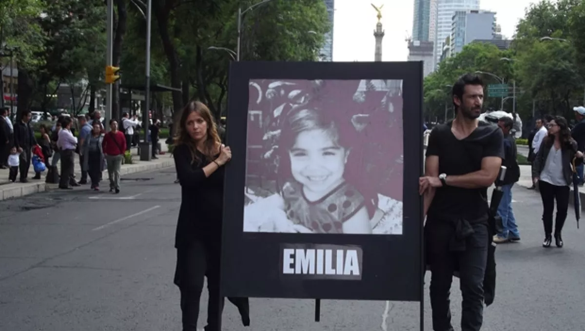 Iliana Fox y José María Yazpik se unieron a la marcha para exigir justicia.