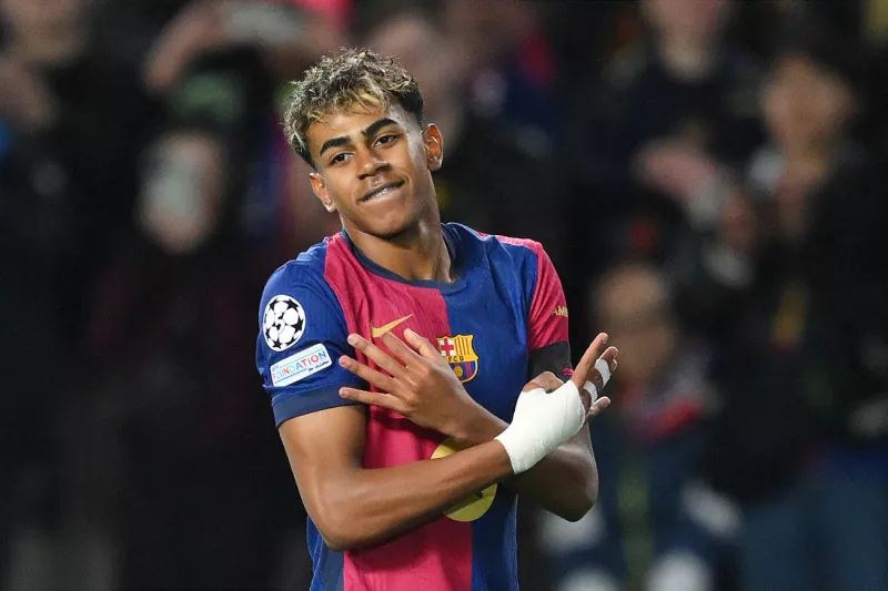 lamine yamal lleva el 10 de messi en el barcelona
