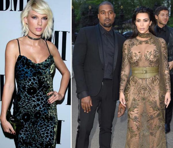 Taylor ha entrado en conflicto con Kim y Kanye por el tema `Famous´ del rapero, en el que la llama `zorra´.