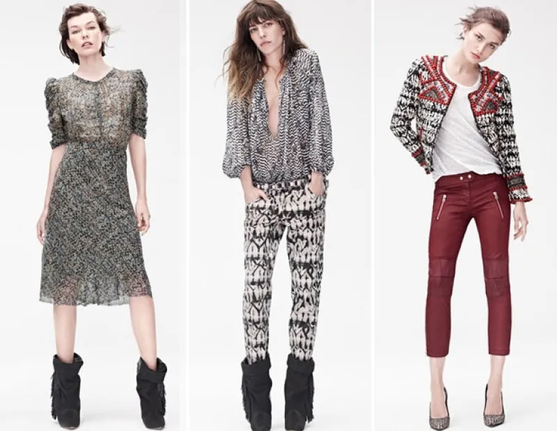Tal ha sido la expectativa causada por la colección de Isabel Marant para H&M que en su primer día en el mercado, la demanda en línea logró colapsar el sitio norteamericano y europeo de la marca.