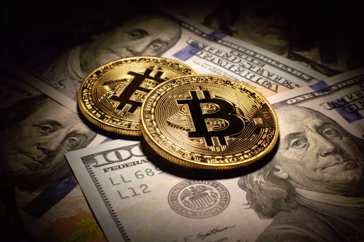 bitcoin and dollars