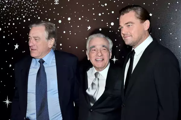 Robert De Niro, Martin Scorsese y Leonardo DiCaprio en evento benéfico de Chanel.