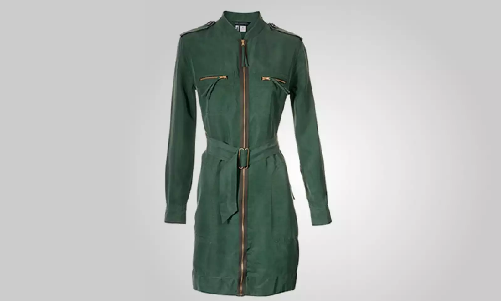 Un vestido completo, hecho con terciopelo, es ideal para alguna de las múltiples fiestas de fin de año.