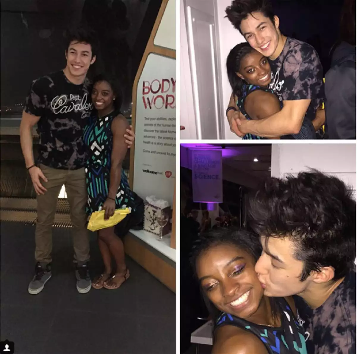 Simone Biles y Arthur Mariano presumen con frecuencia su amor en las redes.