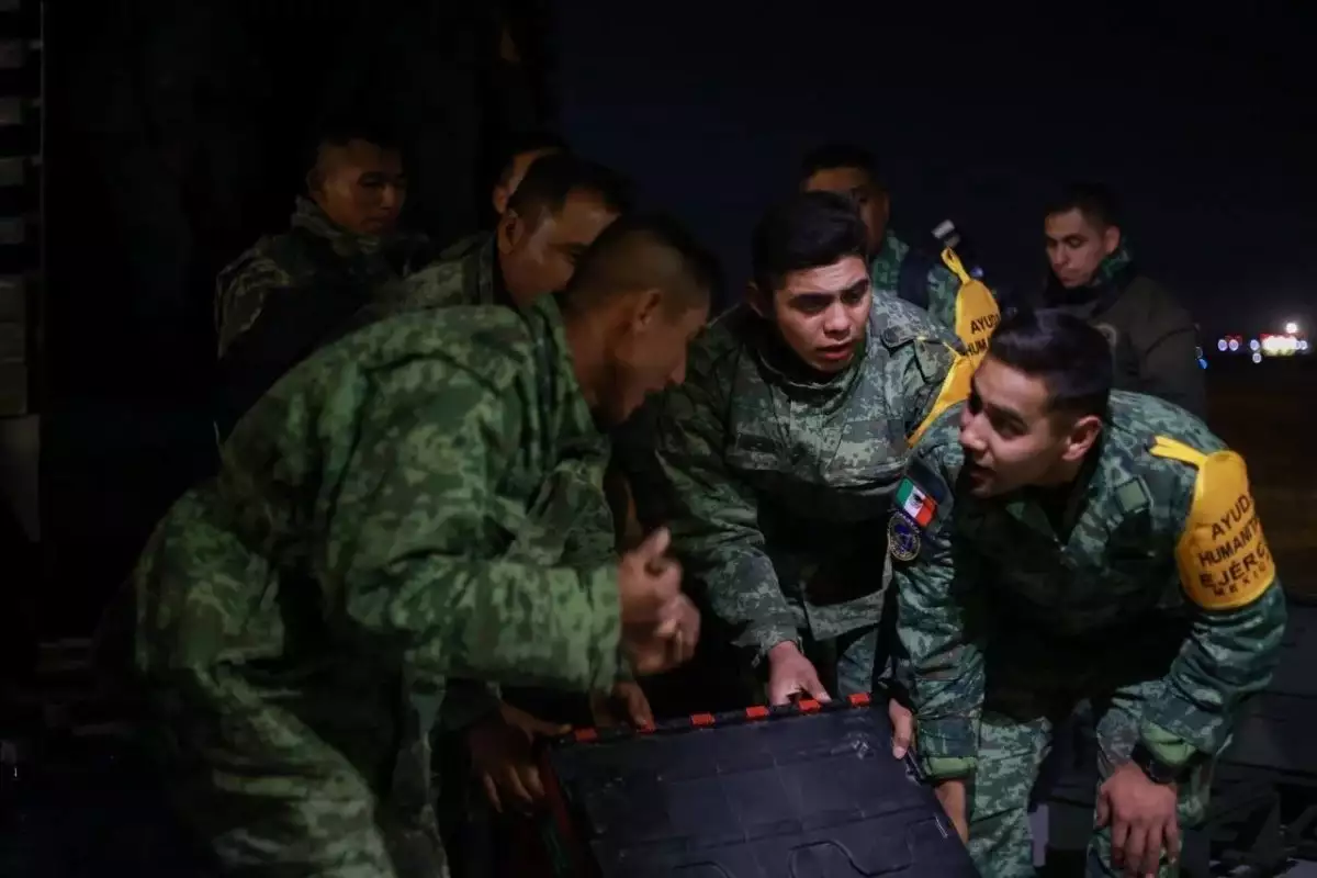 México envió ayuda a Turquía tras el terremoto. 