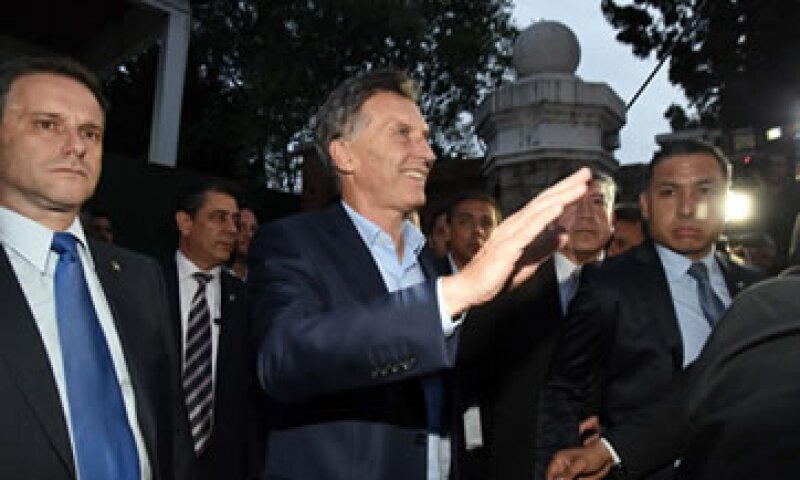 Macri, ingeniero de 56 años, ganó el domingo las elecciones presidenciales contra el peronista de centro Daniel Scioli. (Foto: AFP )