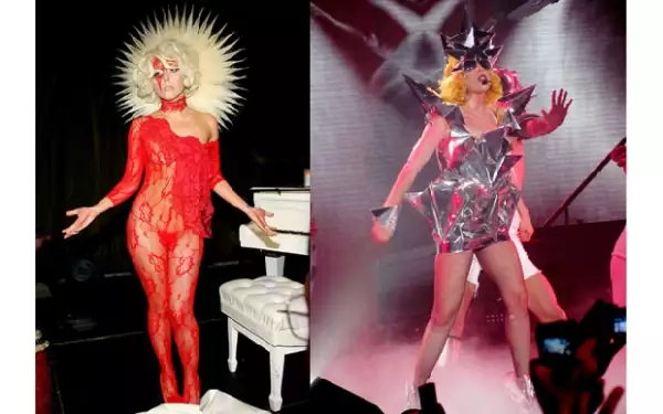 Lady Gaga es conocida por el performance que hace de ella misma en los escenarios y en los eventos también es todo un espectáculo.