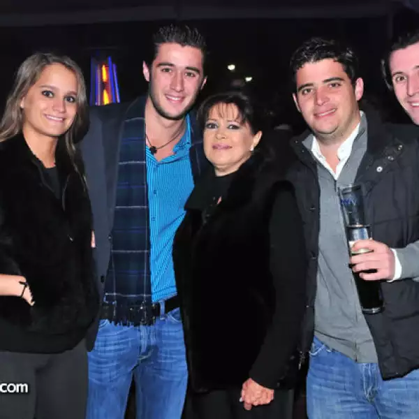 Jimena Orvañanos, Joaquín Hirschfeld, Paty Orvañanos, Héctor Lebrija y Jorge Hirschfeld
