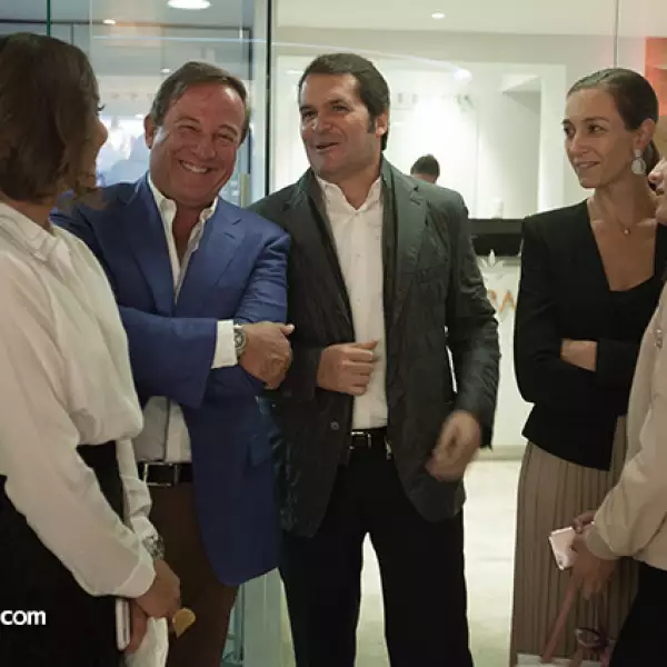 Luz María de Tricio, José Antonio Tricio, Javier Dannafyne, Yosune Araujo y Lucía Gómez