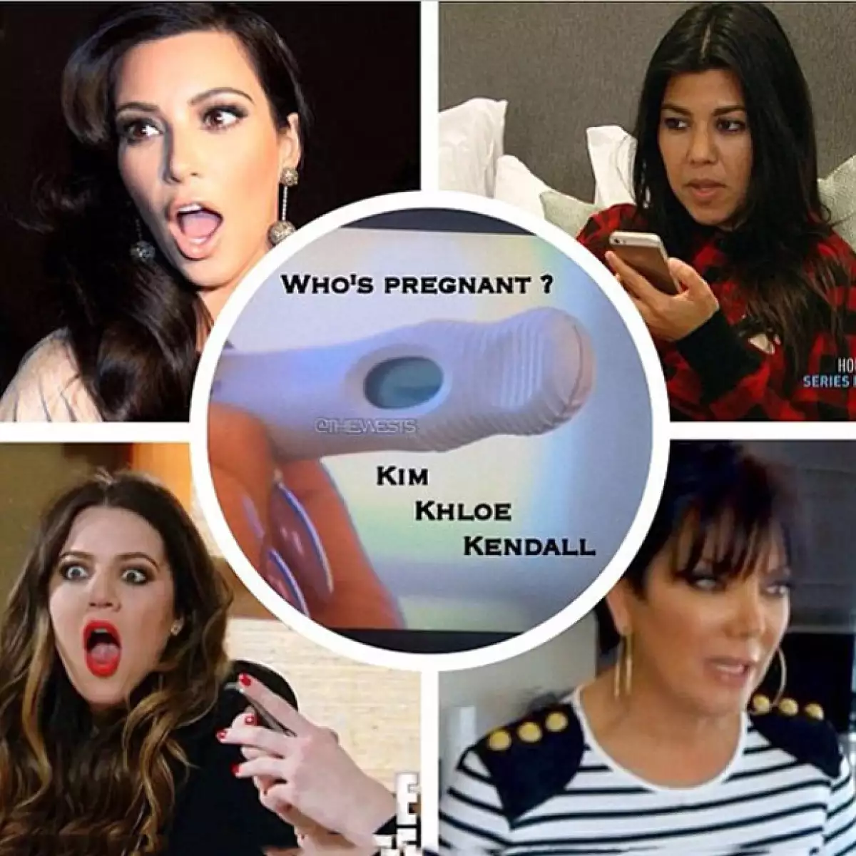 La bromista Khloé juega con sus seguidores de Instagram a que alguien de su familia podría estar esperando un bebé.