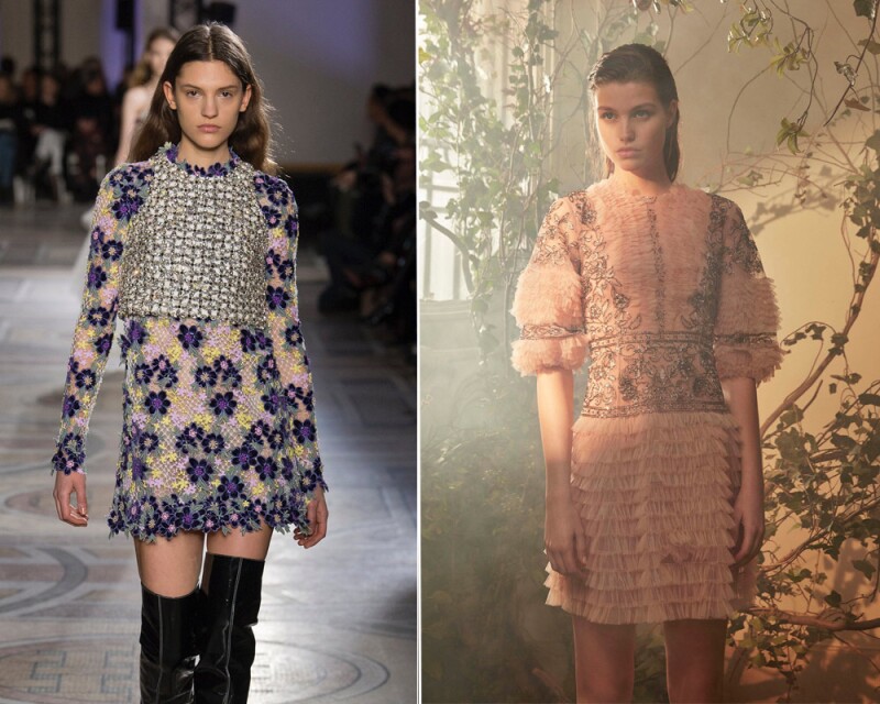 Giambattista Valli y Alberta Ferretti interpretan esta romántica tendencia